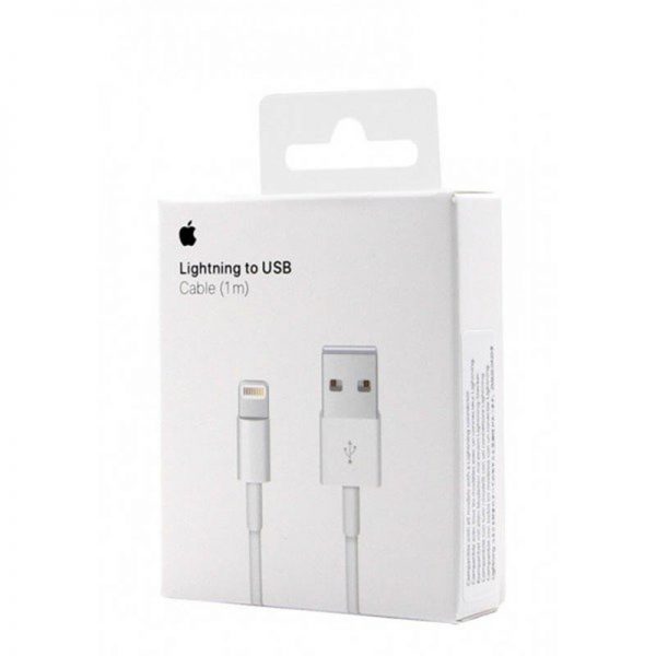 کابل لایتنینگ به USB اپل 1 متری Apple Lightning to USB Cable MD818ZM/A