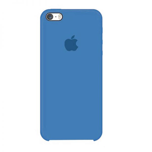 قاب سیلیکونی آیفون iPhone 5/5S/5SE Silicone Case 5/5S/5SE آبی