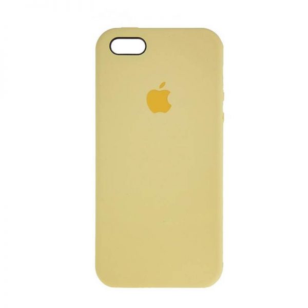 قاب سیلیکونی آیفون iPhone 5/5S/5SE Silicone Case 5/5S/5SE زرد
