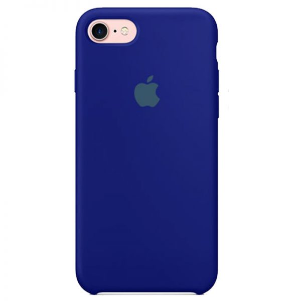 قاب سیلیکونی آیفون iPhone 7/8 Silicone Case 7/8 آبی پررنگ