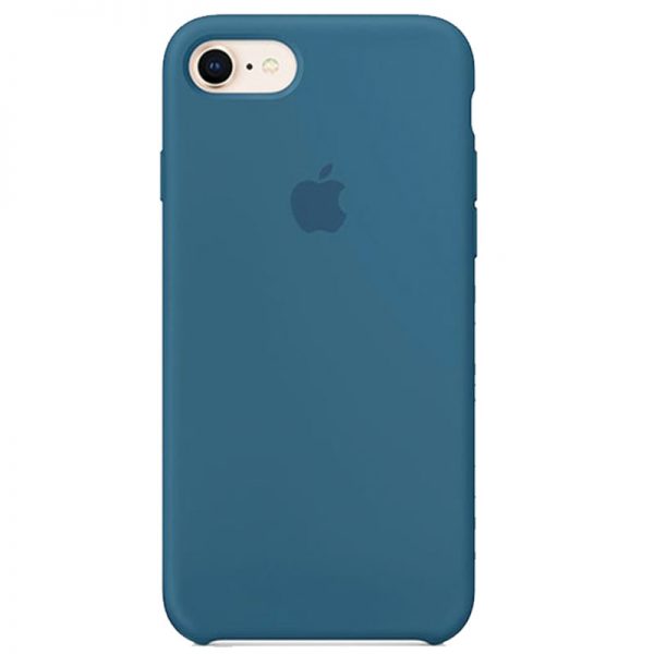 قاب سیلیکونی آیفون iPhone 7/8 Silicone Case 7/8 آبی تیره