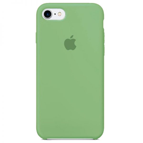 قاب سیلیکونی آیفون iPhone 7/8 Silicone Case 7/8 سبز کم رنگ