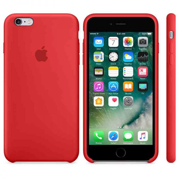قاب سیلیکونی آیفون iPhone 6/6S Silicone Case 6/6S قرمز