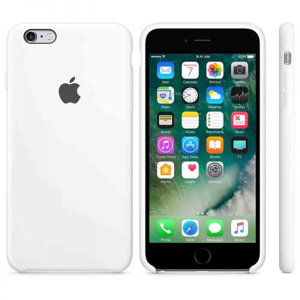 قاب سیلیکونی آیفون iPhone 6/6S Silicone Case 6/6S سفید