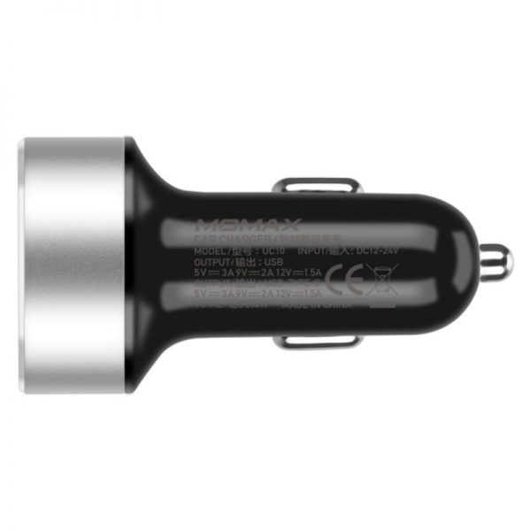شارژر فندکی سریع مومکس MOMAX UC10 FAST CAR CHARGER - USB-C PD, QC3.0 - 36W