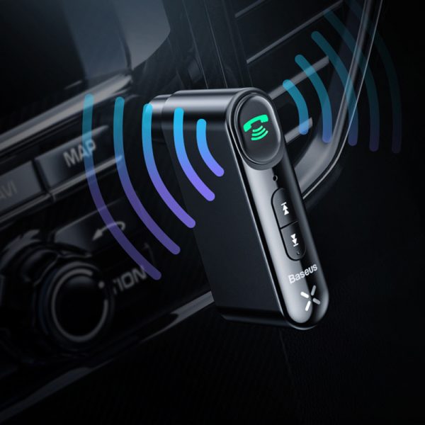 گیرنده بلوتوث اتومبیل بیسوس Baseus Qiyin AUX Car Bluetooth Receiver WXQY-01