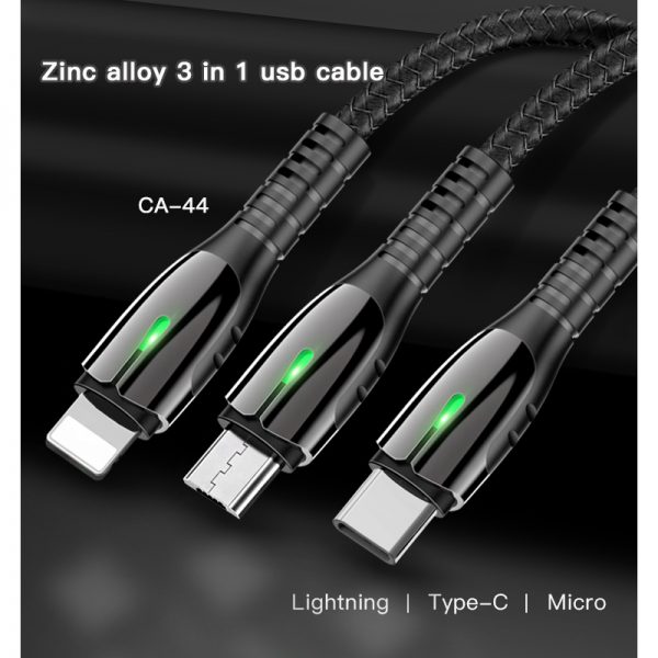 کابل شارژ سه سر یسیدو Yesido CA44 3 in 1 Cable