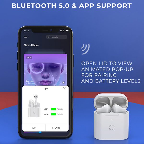هندزفری بلوتوث کیو سی وای QCY T7 TWS Bluetooth Earphones
