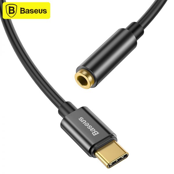 مبدل تایپ سی به صدا بیسوس Baseus CATL54-01 USB-C to 3.5 mm Female Adapter