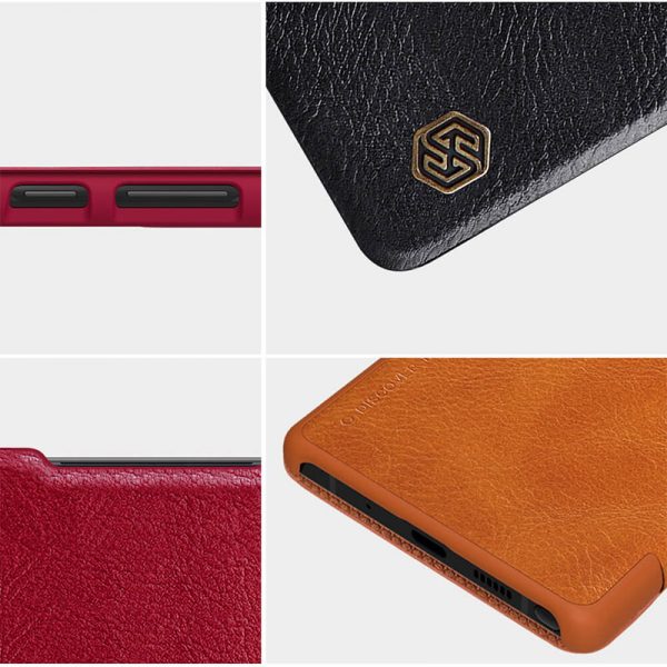 کیف چرمی نیلکین سامسونگ Nillkin Qin Leather Case Samsung Galaxy Note 20