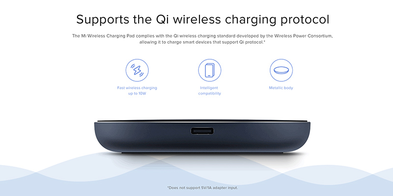 شارژر وایرلس شیائومی Xiaomi Mi Wireless Charging Pad WPC03ZM 10W