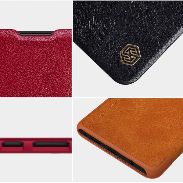کیف چرمی نیلکین سامسونگ Nillkin Qin Leather Case Samsung Galaxy Note 10 Lite