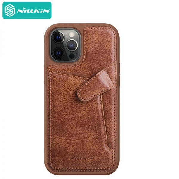 قاب چرمی نیلکین آيفون ۱۲ پرو مکس Nillkin iPhone 12 Pro Max Aoge Leather Case