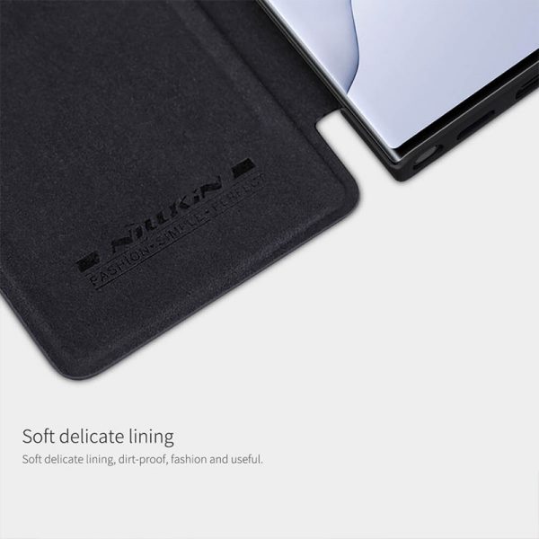 کیف چرمی نیلکین سامسونگ Nillkin Qin Leather Case Samsung Galaxy Note 20 Ultra