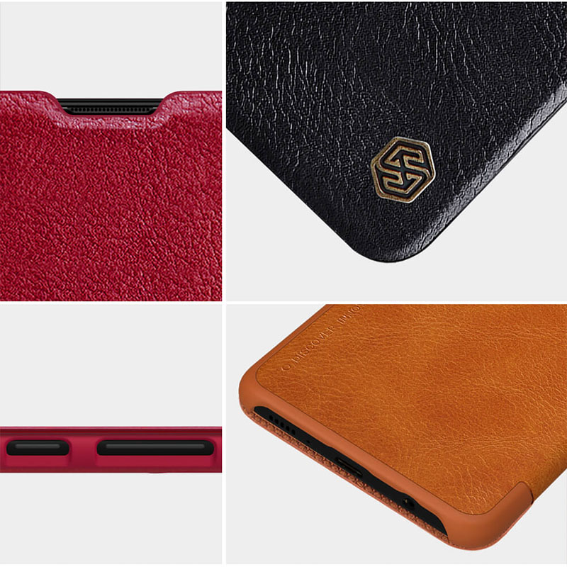 کیف چرمی نیلکین سامسونگ Nillkin Qin Leather Case Samsung Galaxy A71