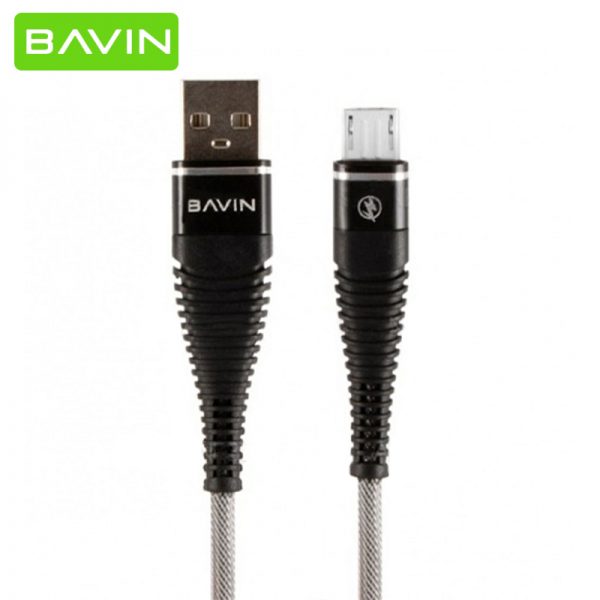 کابل شارژ میکرو یو اس بی باوین Bavin CB-168 Micro USB Cable 1m