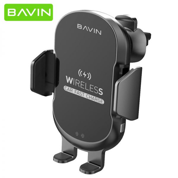 پایه نگهدارنده و شارژر وایرلس سریع باوین BAVIN PC319 Car Holder Fast Wireless Charger