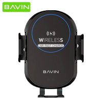 پایه نگهدارنده و شارژر وایرلس سریع باوین BAVIN PC320 Car Holder Fast Wireless Charger