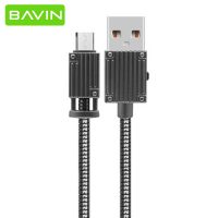 کابل شارژ و انتقال داده میکرو یو اس بی باوین Bavin CB-111 Micro USB Cable 1m