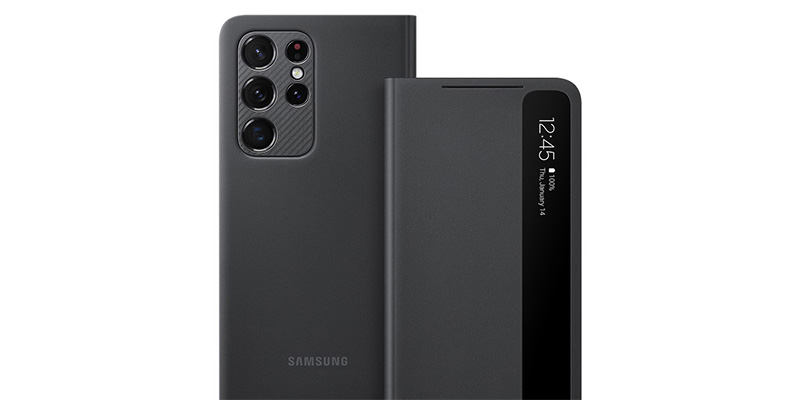 کیف هوشمند اصلی سامسونگ Samsung Galaxy S21 Ultra Smart Clear View Cover