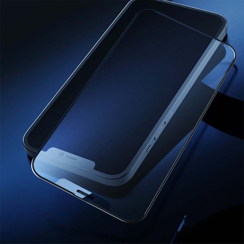 محافظ صفحه نمایش شیشه‌ای مات نیلکین آیفون ۱۲ و ۱۲ پرو Nillkin iPhone 12/12 Pro FogMirror Full coverage matte tempered glass
