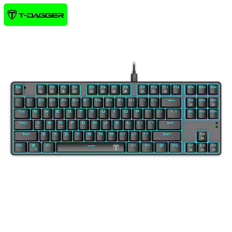 کیبورد سیمی گیمینگ تی دگر T-Dagger Bora T-TGK313 Gaming Mechanical Keyboard Backlight