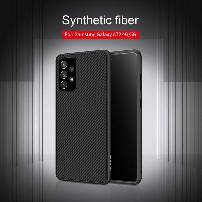 قاب فیبر کربنی نیلکین سامسونگ Samsung Galaxy A72 5G , A72 4G Nillkin Synthetic Fiber