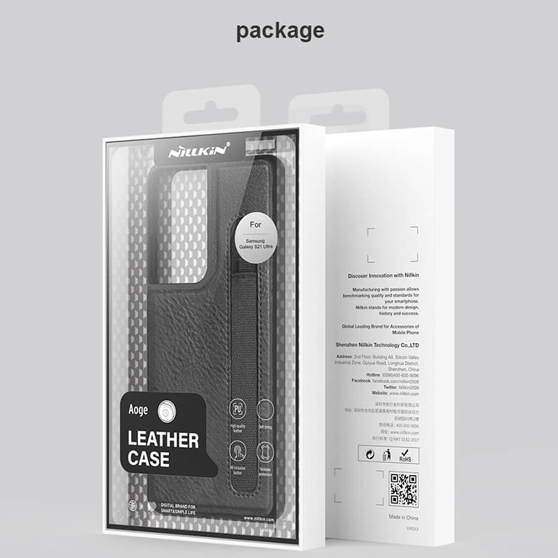 قاب نیلکین سامسونگ Nillkin Aoge Leather case Samsung Galaxy S21 Ultra