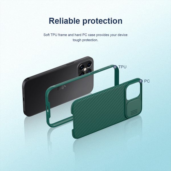 قاب محافظ دوربین آیفون ۱۲ پرو مکس Nillkin Apple iPhone 12 Pro Max CamShield Pro Case