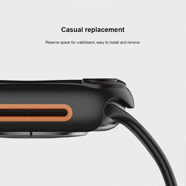 قاب و محافظ صفحه نمایش نیلکین اپل واچ Nillkin CrashBumper case for Apple Watch 40mm, 44mm Series 4,5,6,SE
