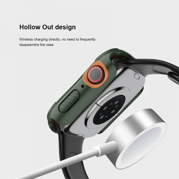 قاب و محافظ صفحه نمایش نیلکین اپل واچ Nillkin CrashBumper case for Apple Watch 40mm, 44mm Series 4,5,6,SE