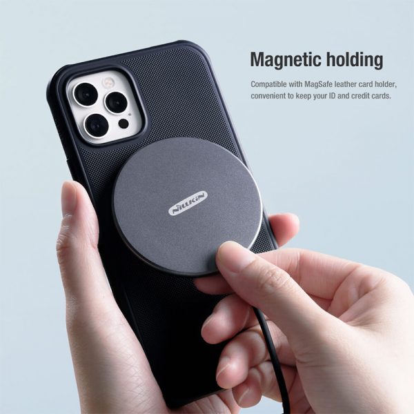 قاب محافظ مگنتی نیلکین آیفون Nillkin Super Frosted Shield Pro Magnetic Apple iPhone 12 Pro Max