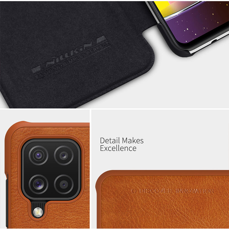 کیف چرمی نیلکین سامسونگ Samsung Galaxy M62 Nillkin Qin Leather Case