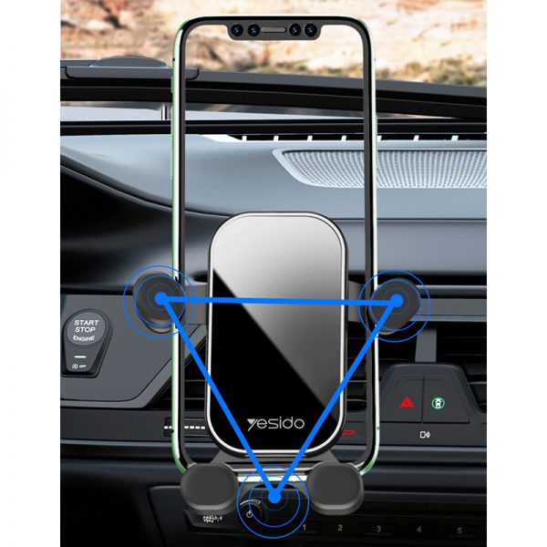 هولدر یسیدو دریچه کولر Yesido C100 Car Air Outlet Clip Phone Car Mount Navigation Holder