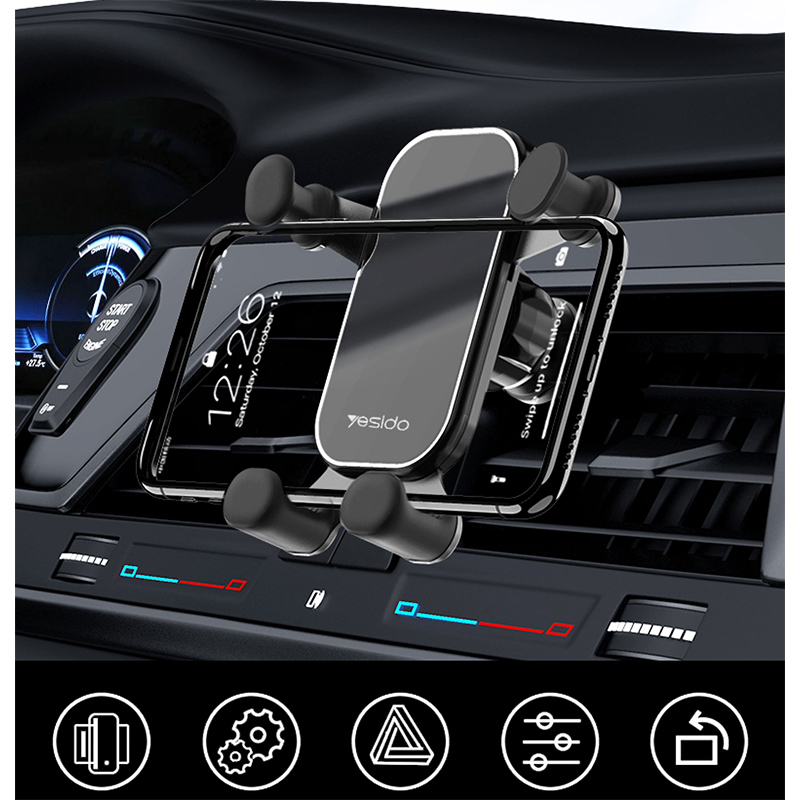 هولدر یسیدو دریچه کولر Yesido C100 Car Air Outlet Clip Phone Car Mount Navigation Holder