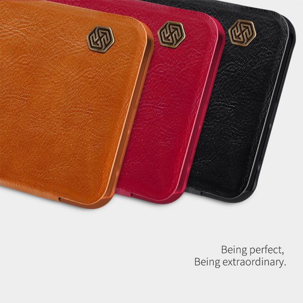 کیف چرمی نیلکین سامسونگ Samsung Galaxy A32 4G Nillkin Qin Leather Case