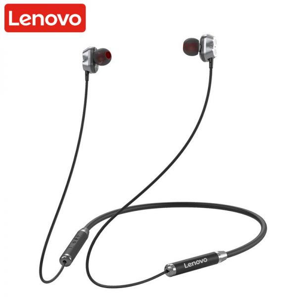 هندزفری بیسیم دورگردنی لنوو Lenovo HE08 Bluetooth Neckband In Ear Earbuds