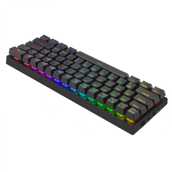 کیبورد بی سیم و سیمی گیمینگ T-Dagger Verde T-TGK317 Gaming Mechanical Keyboard