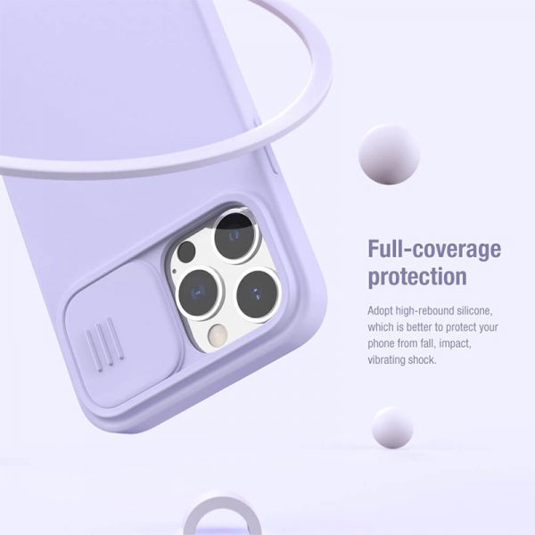 قاب سیلیکونی نیلکین آیفون 13 پرو مکس Nillkin Apple iPhone 13 Pro Max CamShield Silky silicone case