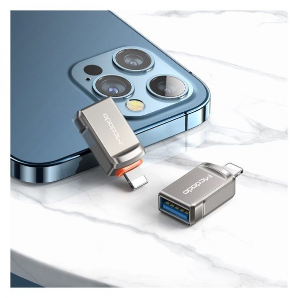 تبدیل OTG لایتنینگ به USB 3.0 مک دودو Mcdodo OT-8600 USB 3.0 to Lightning Convertor