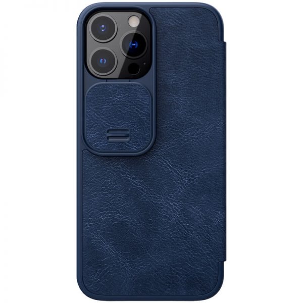 کیف چرمی نیلکین آیفون 13 پرو مکس Nillkin Qin Pro Leather Case iPhone 13 Pro Max