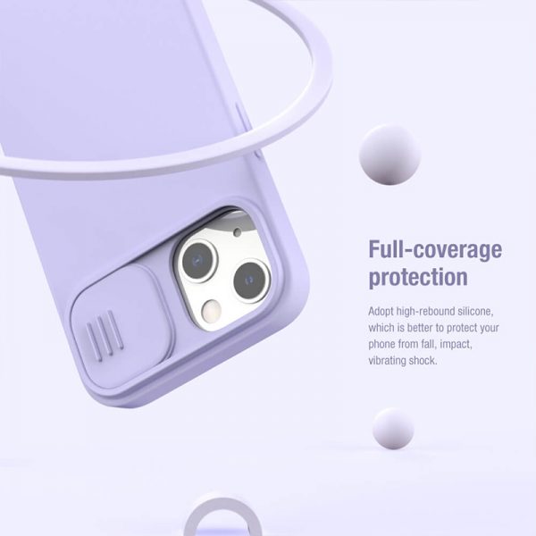قاب سیلیکونی نیلکین آیفون 13 Nillkin Apple iPhone 13 CamShield Silky silicone case