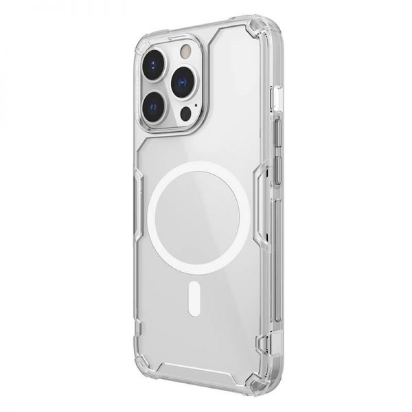 قاب نیلکین آیفون 13 پرومکس قابلیت شارژر با مگ سیف Nillkin TPU Pro Magnetic Case iPhone 13 Pro Max