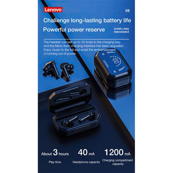 هندزفری بلوتوث لنوو Lenovo LivePods LP3 Pro True Wireless Stereo HiFi Earphone