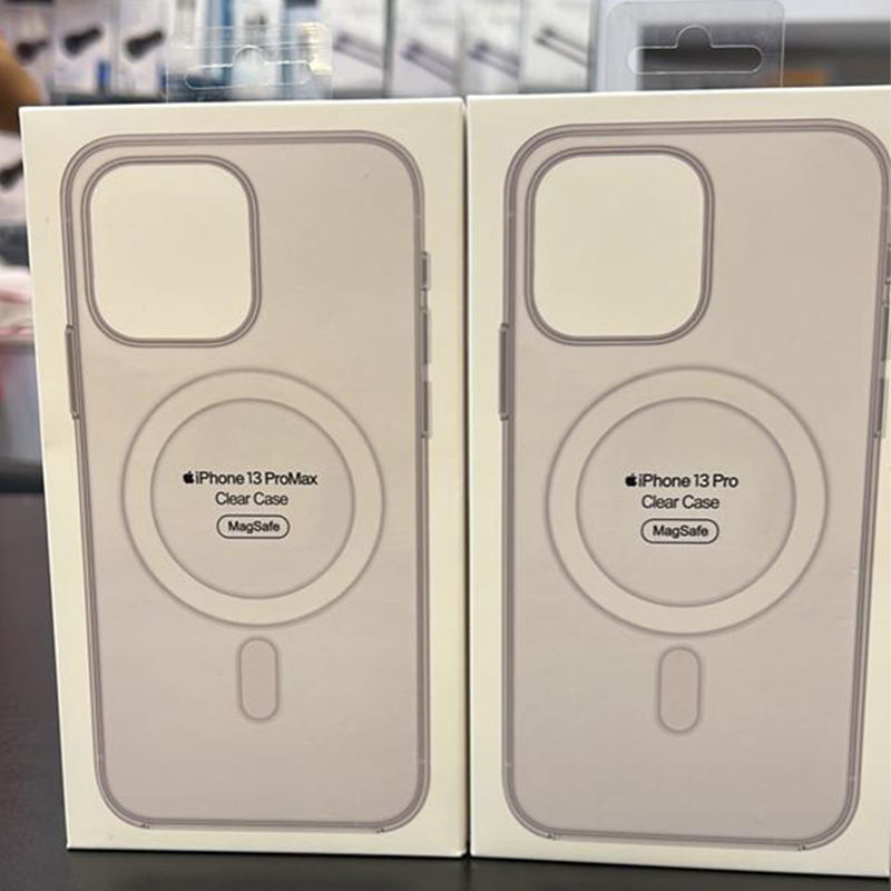 قاب شیشه ای شفاف قابلیت شارژ با مگ سیف iPhone 13 Pro Max Clear Case with MagSafe