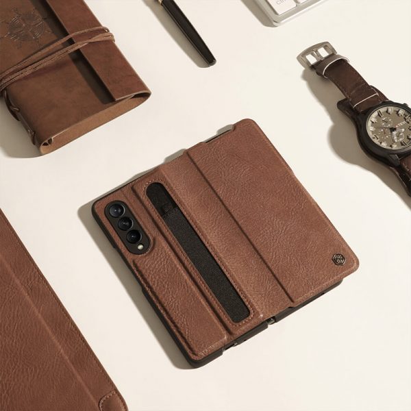 قاب نیلکین سامسونگ Nillkin Aoge Leather case Samsung Galaxy Z Fold3