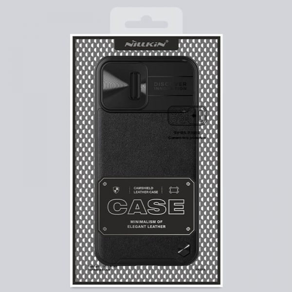 قاب نیلکین آیفون 13 پرو مکس Nillkin CamShield Leather Apple iPhone 13 Pro Max