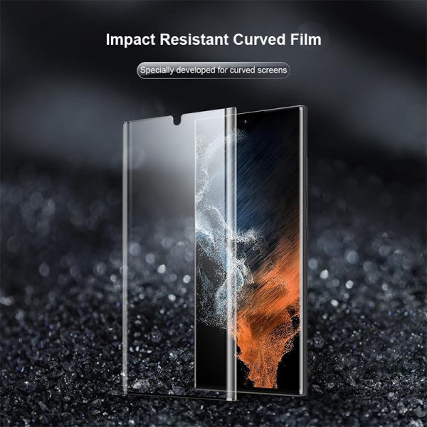 نانو گلس نیلکین سامسونگ S22 Ultra مدل Nillkin Impact Resistant Curved Film