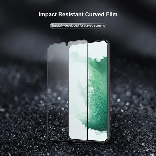 نانو گلس نیلکین سامسونگ S22 Plus مدل Nillkin Impact Resistant Curved Film