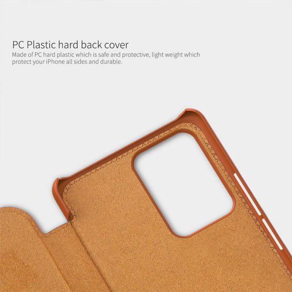 کیف چرمی نیلکین شیائومی Xiaomi 11T Pro / 11T Nillkin Qin Leather Case
